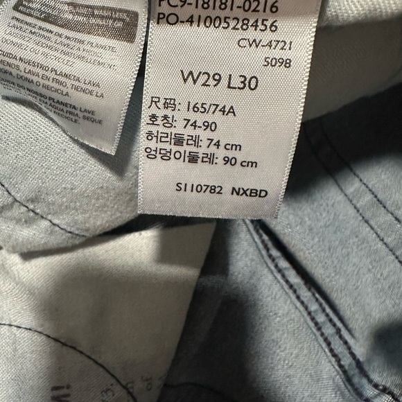 Levi's 541’s W29 L30 Blue Straight Jeans - Picture 7 of 16